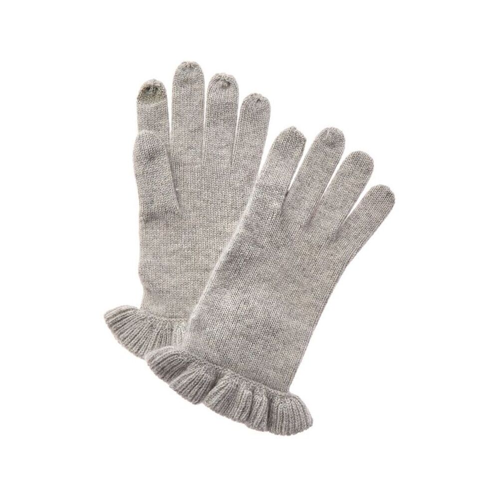 Sofiacashmere Touchscreen Cashmere Gloves, Grey